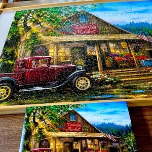 Country Market Puzzle by [Brand] - Multicolor